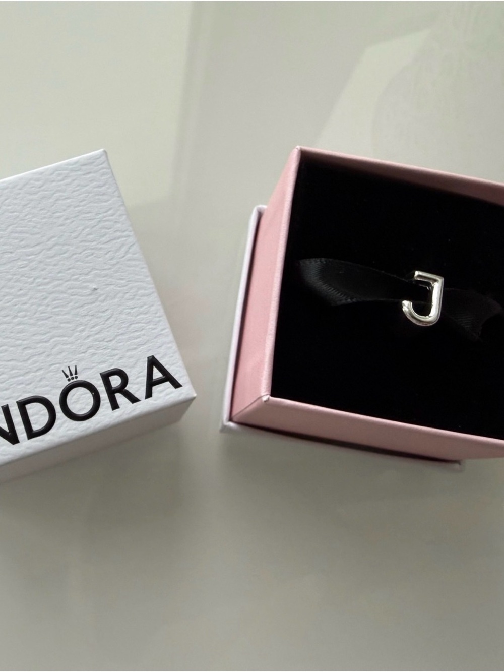 Pandora Silver Letter J Charm